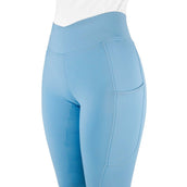 EQUITHÈME Legging d'Équitation Fanny Full Grip Bleu Clair EQUITHÈME Legging d'Équitation Fanny Full Grip Bleu Clair