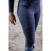 EQUITHÈME Pantalon d'Équitation Elsa Full Grip Bleu EQUITHÈME Pantalon d'Équitation Elsa Full Grip Bleu