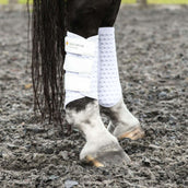 Equilibrium Guêtres Stretch & Flex Flatwork Blanc Equilibrium Guêtres Stretch & Flex Flatwork Blanc