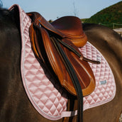 EQUITHÈME Tapis de Selle Nacre de Saut Rose EQUITHÈME Tapis de Selle Nacre de Saut Rose