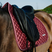 EQUITHÈME Tapis de Selle Nacre Dressage Bordeaux EQUITHÈME Tapis de Selle Nacre Dressage Bordeaux