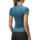 Equestrian Stockholm Chemise Dynamic Short Sleeve Deep Teal Equestrian Stockholm Chemise Dynamic Short Sleeve Deep Teal