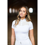 Equestrian Stockholm T-shirt de Concours Crystal Champion Blanc Equestrian Stockholm T-shirt de Concours Crystal Champion Blanc