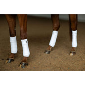 Equestrian Stockholm Bandages White Silver Equestrian Stockholm Bandages White Silver