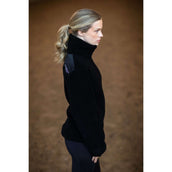 Equestrian Stockholm Blouson Teddy Fleece Noir Equestrian Stockholm Blouson Teddy Fleece Noir
