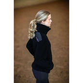 Equestrian Stockholm Blouson Teddy Fleece Noir Equestrian Stockholm Blouson Teddy Fleece Noir