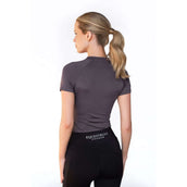 Equestrian Stockholm Chemise Dynamic Short Sleeve Dark Violet Equestrian Stockholm Chemise Dynamic Short Sleeve Dark Violet