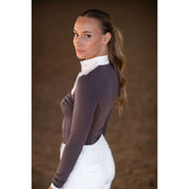 Equestrian Stockholm T-shirt de Concours Fine Line Blanc/Dark Violet Equestrian Stockholm T-shirt de Concours Fine Line Blanc/Dark Violet