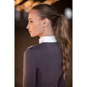 Equestrian Stockholm T-shirt de Concours Fine Line Blanc/Dark Violet Equestrian Stockholm T-shirt de Concours Fine Line Blanc/Dark Violet