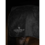 Equestrian Stockholm Quarter Rug Heavy Fleece Noir Equestrian Stockholm Quarter Rug Heavy Fleece Noir