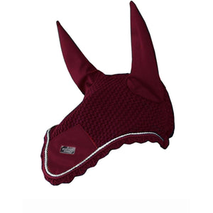 Equestrian Stockholm Bonnet Anti-Mouches Bordeaux Equestrian Stockholm Bonnet Anti-Mouches Bordeaux