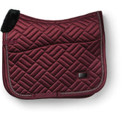 Equestrian Stockholm Tapis de Selle Vegan Fur Dressage Crystal Bordeaux Equestrian Stockholm Tapis de Selle Vegan Fur Dressage Crystal Bordeaux