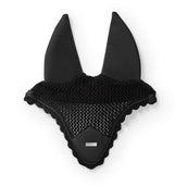 Equestrian Stockholm Bonnet Anti-Mouches Padded Noir/Argent Equestrian Stockholm Bonnet Anti-Mouches Padded Noir/Argent