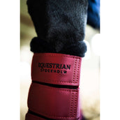 Equestrian Stockholm Guêtres Fur Mesh Merlot Equestrian Stockholm Guêtres Fur Mesh Merlot