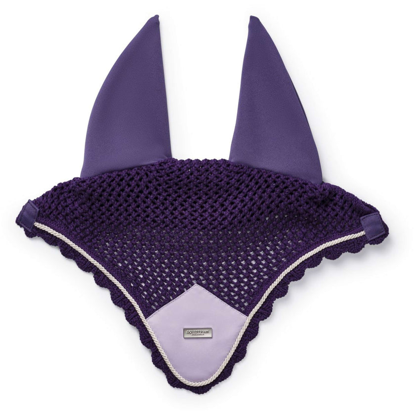 Equestrian Stockholm Bonnet Anti-Mouches Lavande Equestrian Stockholm Bonnet Anti-Mouches Lavande