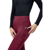 Equestrian Stockholm Legging d'Équitation Movement Full Grip Merlot Equestrian Stockholm Legging d'Équitation Movement Full Grip Merlot