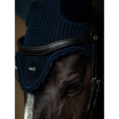 Equestrian Stockholm Bonnet Anti-Mouches Soundless Marine/Argent Equestrian Stockholm Bonnet Anti-Mouches Soundless Marine/Argent