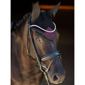 Equestrian Stockholm Bonnet Anti-Mouches Modern Purple Night Equestrian Stockholm Bonnet Anti-Mouches Modern Purple Night