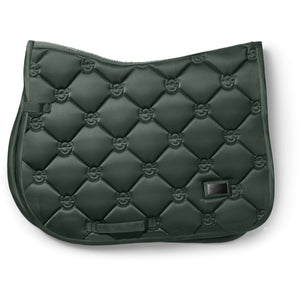 Equestrian Stockholm Tapis de Selle Satin de Saut Sycamore Green Equestrian Stockholm Tapis de Selle Satin de Saut Sycamore Green