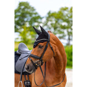 Equestrian Stockholm Bonnet Anti-Mouches Velvet Noir Equestrian Stockholm Bonnet Anti-Mouches Velvet Noir