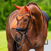 Equestrian Stockholm Bonnet Anti-Mouches Velvet Chestnut Equestrian Stockholm Bonnet Anti-Mouches Velvet Chestnut