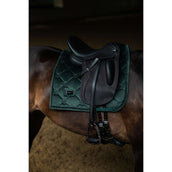 Equestrian Stockholm Tapis de Selle Velvet Dressage Sycamore Green Equestrian Stockholm Tapis de Selle Velvet Dressage Sycamore Green