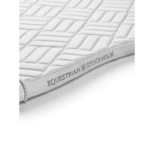 Equestrian Stockholm Tapis de Selle Modern de Saut White Silver Equestrian Stockholm Tapis de Selle Modern de Saut White Silver