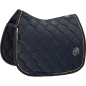 Eskadron Tapis de Selle Heritage Cotton Glitter Crystal Dressage Marin Eskadron Tapis de Selle Heritage Cotton Glitter Crystal Dressage Marin