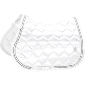 Eskadron Tapis de Selle Classic Sports Satin Frills Polyvalent Blanc Eskadron Tapis de Selle Classic Sports Satin Frills Polyvalent Blanc