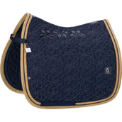 Eskadron Tapis de Selle Classic Sports Glossy Jewel Contrast Dressage Marin Eskadron Tapis de Selle Classic Sports Glossy Jewel Contrast Dressage Marin