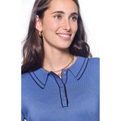 Harcour Polo Popi Femme Steel Blue Harcour Polo Popi Femme Steel Blue