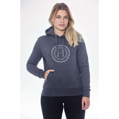 Harcour Pull col Hoodie Samy Unisex Anthracite Harcour Pull col Hoodie Samy Unisex Anthracite