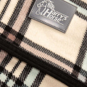 Harry's Horse Couverture Polaire Check Crème Harry's Horse Couverture Polaire Check Crème