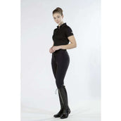 HKM Pantalon d'Équitation Rosegold Glamour Full Grip Noir/Or rose HKM Pantalon d'Équitation Rosegold Glamour Full Grip Noir/Or rose