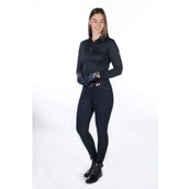 HKM Pantalon d'Équitation Rosegold Glamour Full Grip Bleu foncé/RoseOr HKM Pantalon d'Équitation Rosegold Glamour Full Grip Bleu foncé/RoseOr