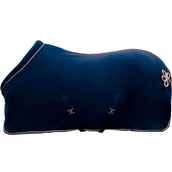 HKM Couvertures Anti-Transpiration Rosegold Glamour Bleu foncé/RoseOr HKM Couvertures Anti-Transpiration Rosegold Glamour Bleu foncé/RoseOr