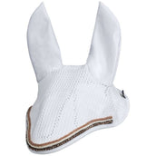 HKM Bonnet Anti-Mouches Rosegold Glamour Blanc/Rosegold HKM Bonnet Anti-Mouches Rosegold Glamour Blanc/Rosegold