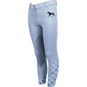 HKM Pantalon d'Équitation Bria Half Grip Bleu Fumée HKM Pantalon d'Équitation Bria Half Grip Bleu Fumée