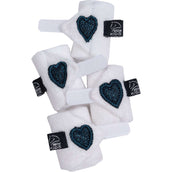 HKM Câlin Poney Ensemble de compétition Blanc/Bleu foncé HKM Câlin Poney Ensemble de compétition Blanc/Bleu foncé