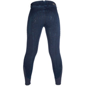 HKM Pantalon d'Équitation Aruba Denim Full Grip Bleu Foncé HKM Pantalon d'Équitation Aruba Denim Full Grip Bleu Foncé