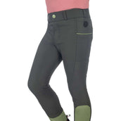 HKM Pantalon d'Équitation Claire Full Grip Gris Vert HKM Pantalon d'Équitation Claire Full Grip Gris Vert