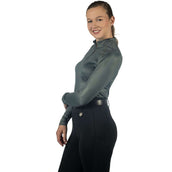 HKM T-shirt de Concours Summer Milano II Gris Vert HKM T-shirt de Concours Summer Milano II Gris Vert