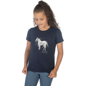 HKM T-Shirt Sparkle Bleu foncé HKM T-Shirt Sparkle Bleu foncé