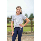 HKM T-Shirt Sparkle Gris Mélangé HKM T-Shirt Sparkle Gris Mélangé
