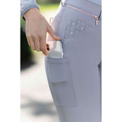 HKM Pantalon d'Équitation Rosegold Sparkle Full Grip Gris/Or Rose HKM Pantalon d'Équitation Rosegold Sparkle Full Grip Gris/Or Rose