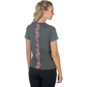 HKM T-Shirt Excellent Gris Vert HKM T-Shirt Excellent Gris Vert