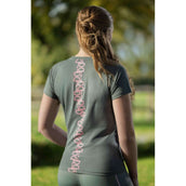 HKM T-Shirt Excellent Gris Vert HKM T-Shirt Excellent Gris Vert