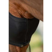 HKM Masque Anti-Mouches Elastic Avec Filet Nez Noir HKM Masque Anti-Mouches Elastic Avec Filet Nez Noir