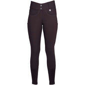 HKM Pantalon d'Équitation Arezzo Full Grip Marron foncé HKM Pantalon d'Équitation Arezzo Full Grip Marron foncé