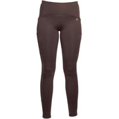 HKM Legging d'Équitation Arezzo Full Grip Marron foncé HKM Legging d'Équitation Arezzo Full Grip Marron foncé